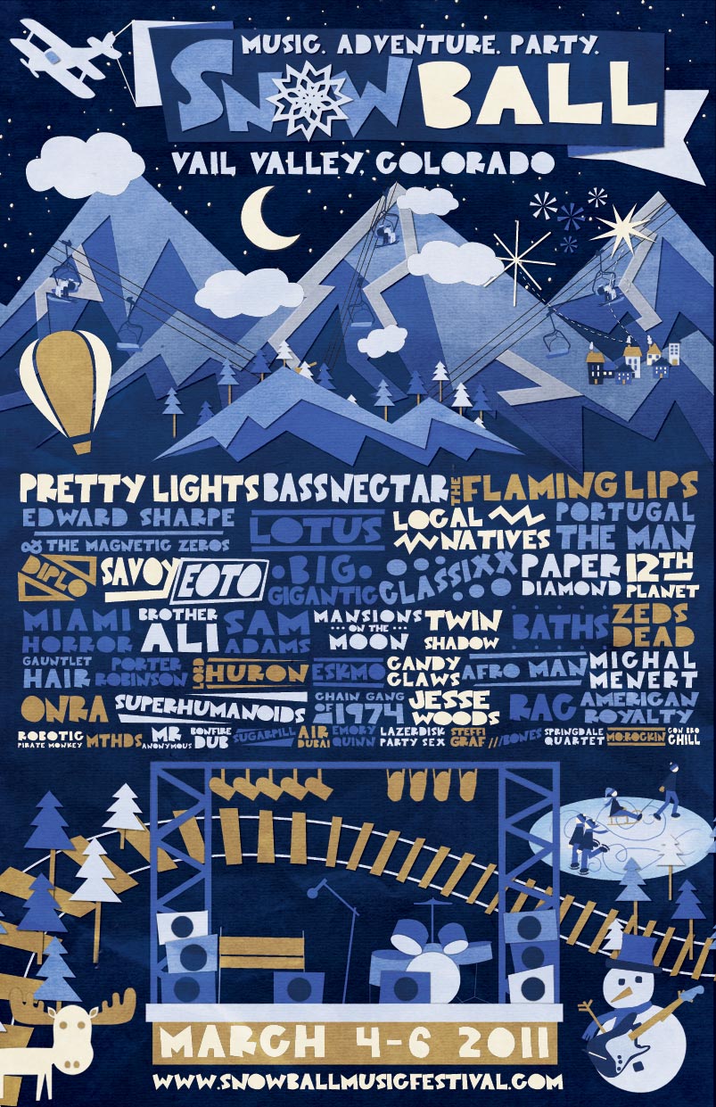 Snowball 2011: The Flaming Lips, Pretty Lights, Edward Sharpe