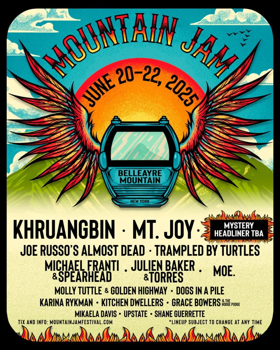 Mountain Jam Announces Initial 2025 Artist Lineup: Khruangbin, Mt