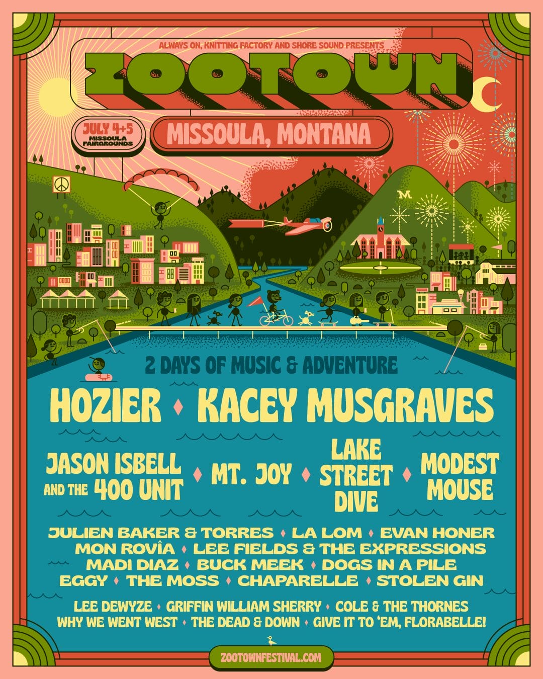 Zootown Music Festival Unveils 2025 Lineup: Hozier, Kacey