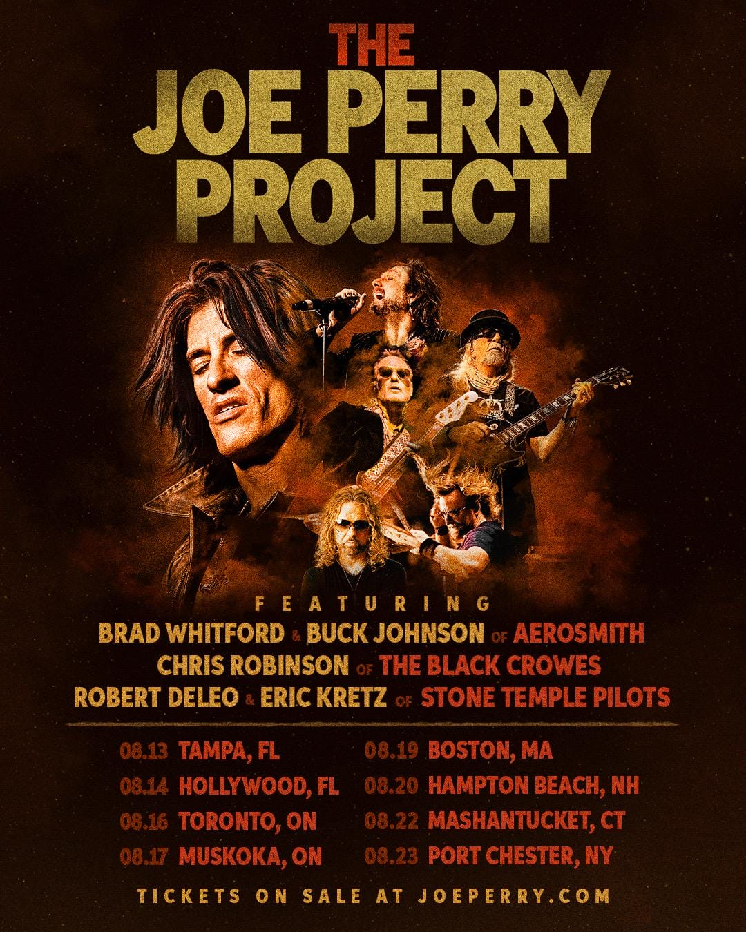 Joe Perry Outlines Tour with Members of Aerosmith, The Black