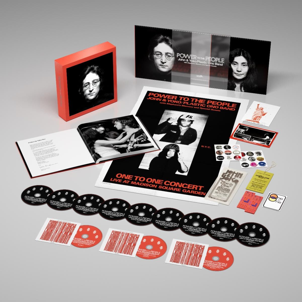 New John Lennon and Yoko Ono 12-Disc Box Set 'Power to The People