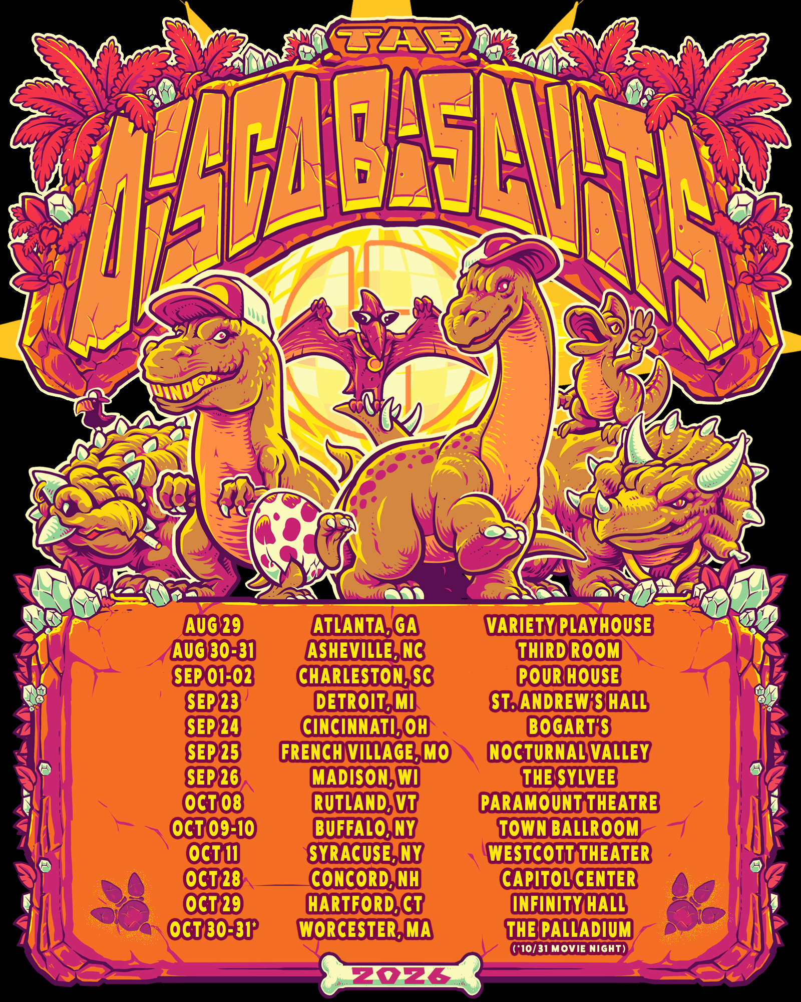 Disco Biscuits Confirm More Fall Dates, Halloween Movie Night